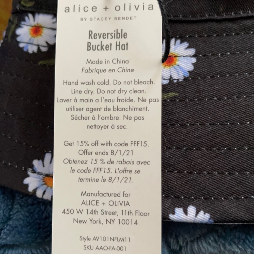 Alice + Olivia Reversible Bucket Hat